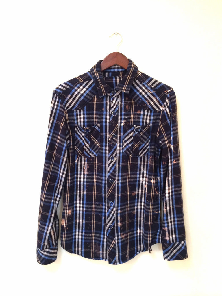 Yo Adrian! Shirt in Blue Plaid Flannel. | Bambi and Falana