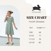 Baby/kid’s/youth Daphne Dress | Paradise Floral Girl’s The Kindred Studio Canada Bamboo/cotton