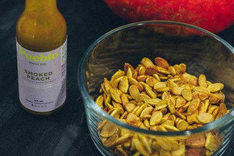 Pueblo Smoked Peach Pumpkin Seeds