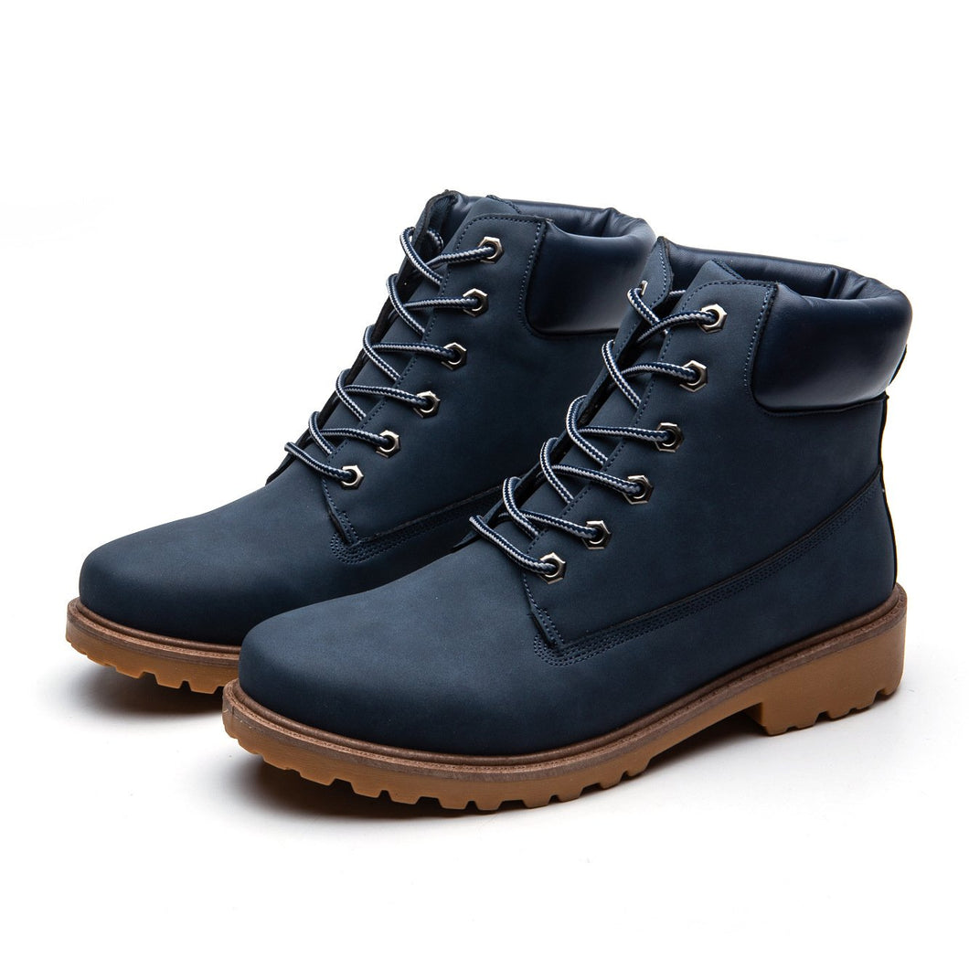 bedriegen baai Voorstel Herfst Winter Schoenen Martin Boots Donkerblauw (maat 39-46) – superschoenen