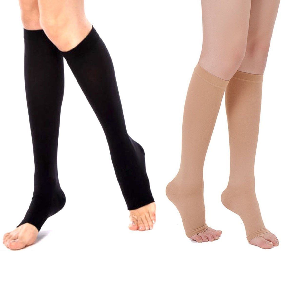 compression sock open toe