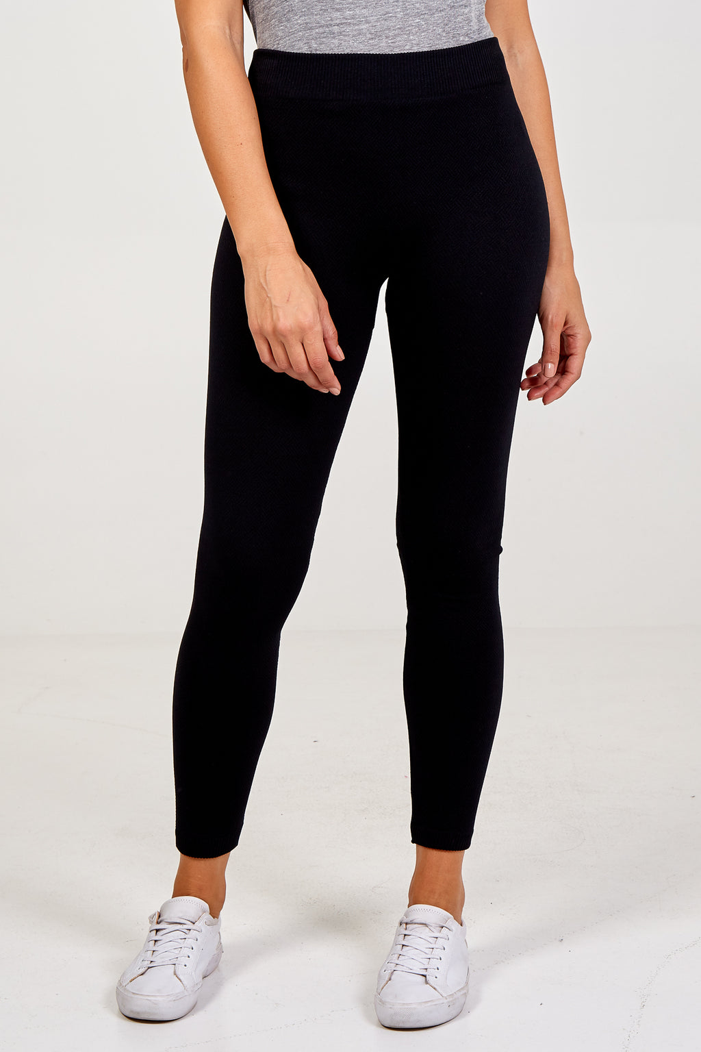 Shop Qed London Fleece Lined Leggings