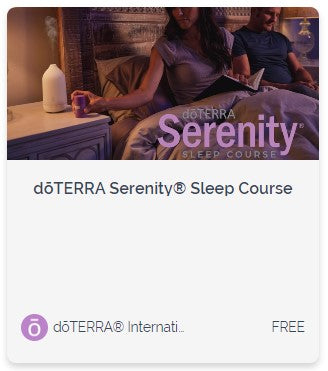 doTERRA Serenity Sleep Course