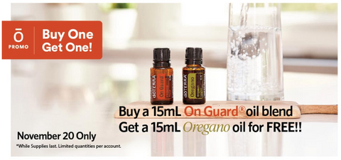 BOGO doterra november 20