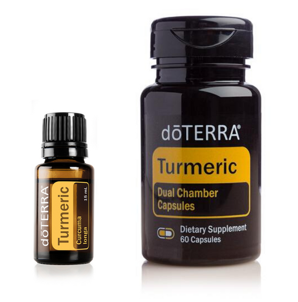 Turmeric essential oil & dual chamber capsules