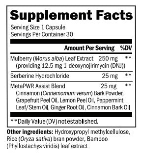 doTERRA MetaPWR Assist Ingredients