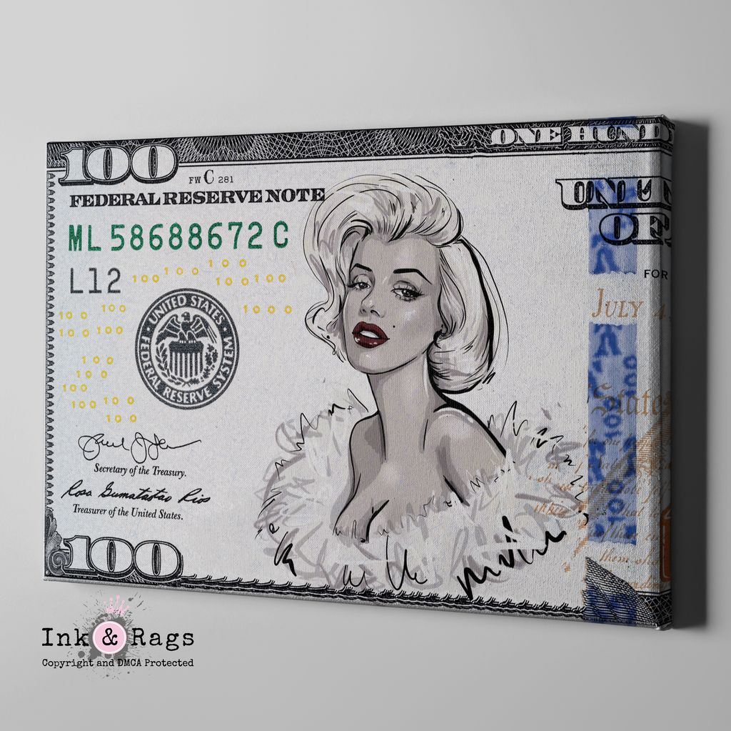 Marilyn Monroe Retro Bubble Gum Credit Card Money ID Holder Clutch Wal -  SilverMania925
