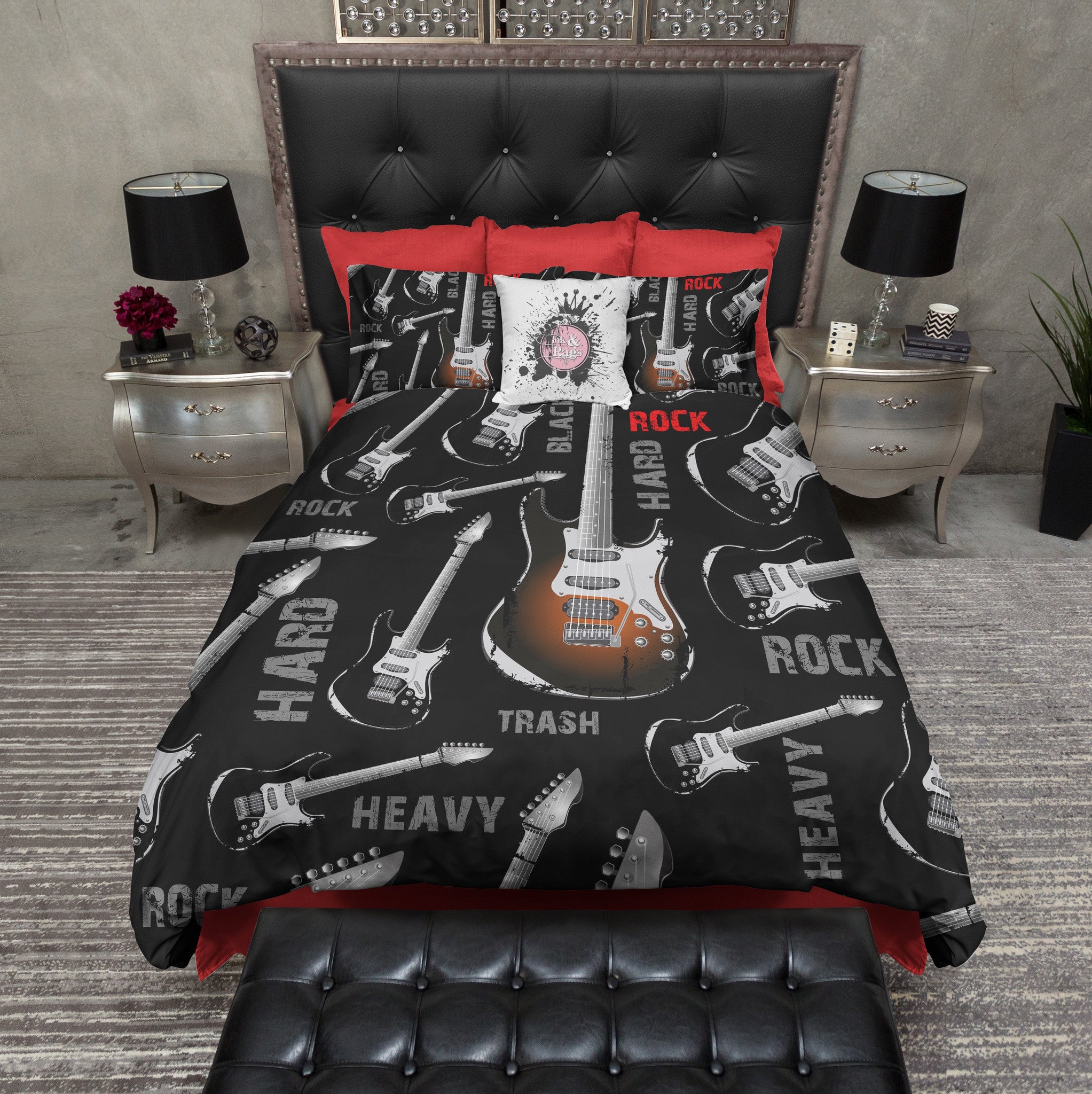 rock and roll baby bedding