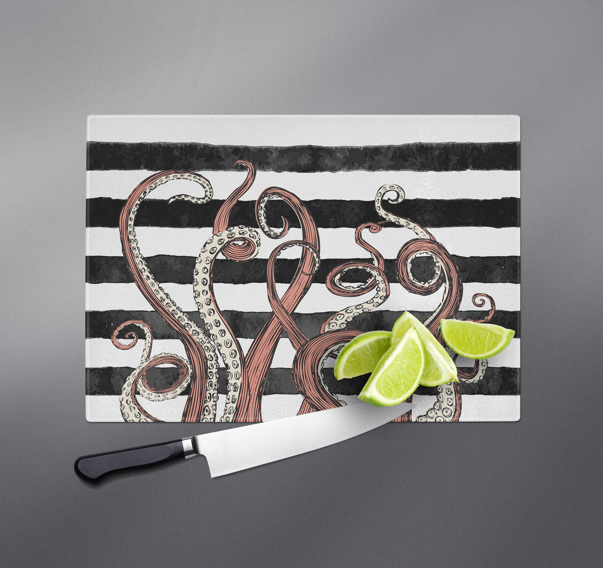 Tentacle Stripe Cutting Boards – Ink and Rags