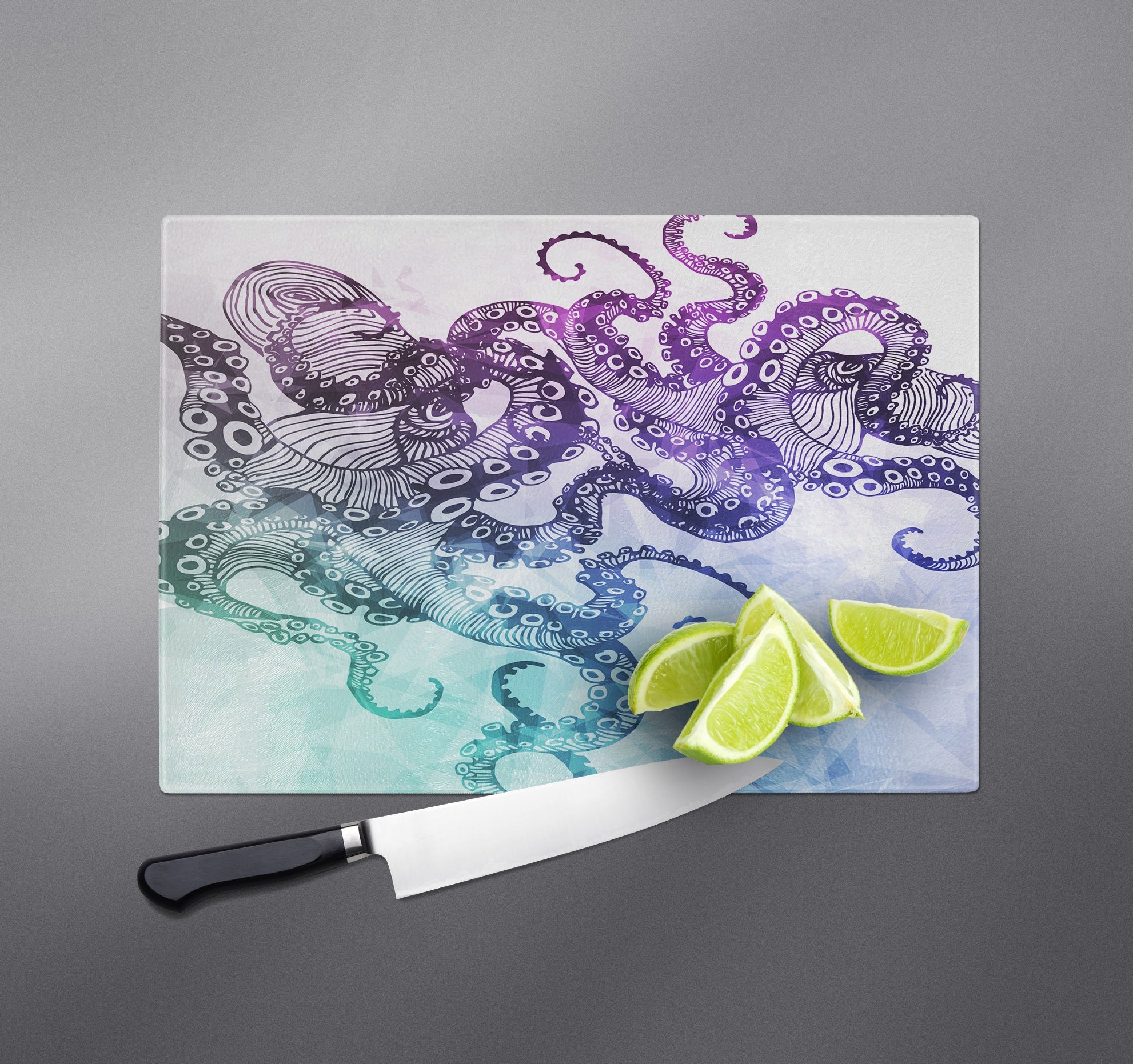 Modern Watercolor Octopus Cutting Boards – Ink and Rags