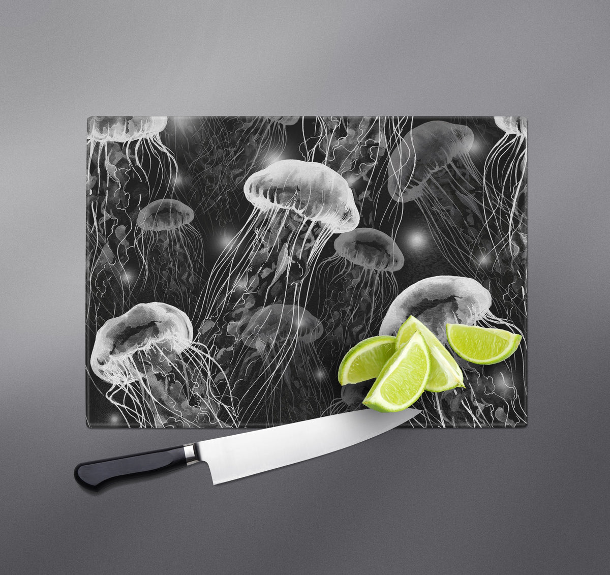 Black and White Jellyfish Cutting Boards – Ink and Rags