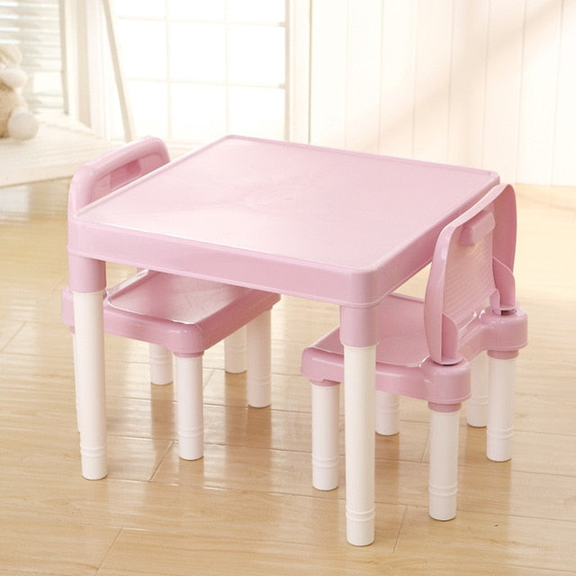 Folding Children Table Chair Baby Learning Tables Chair Set
