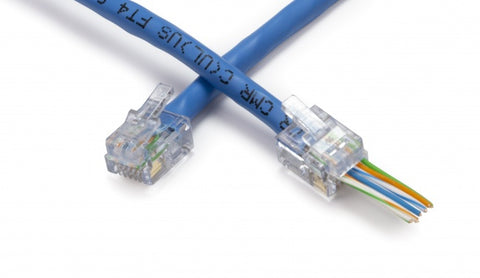 ez rj45 connector and strain relief