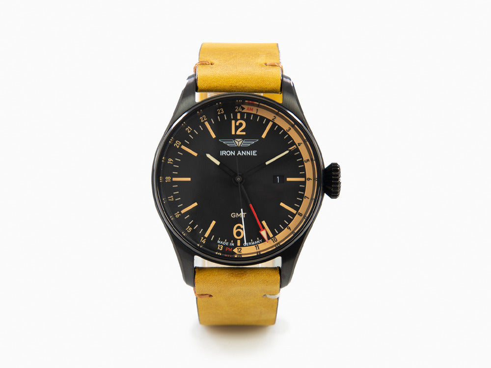 Iron Annie Flight Control Quartz Watch, Black, 42 mm, Chronograph, Day -  Iguana Sell AU