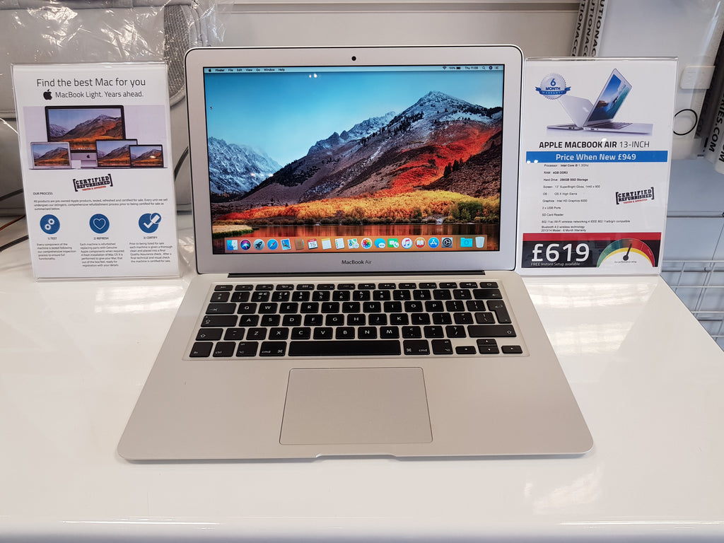 high sierra macbook air 2014