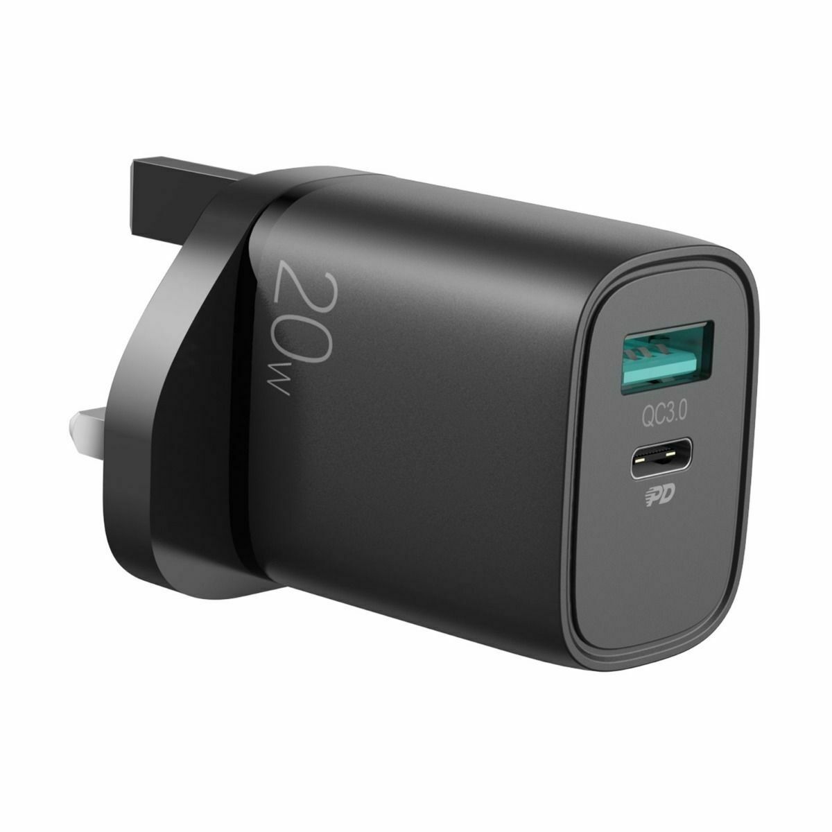JoyRoom | Dual Port 20W  Fast Charger | USB-A & USB-C | L-QP205 | |  Laptop Workshop