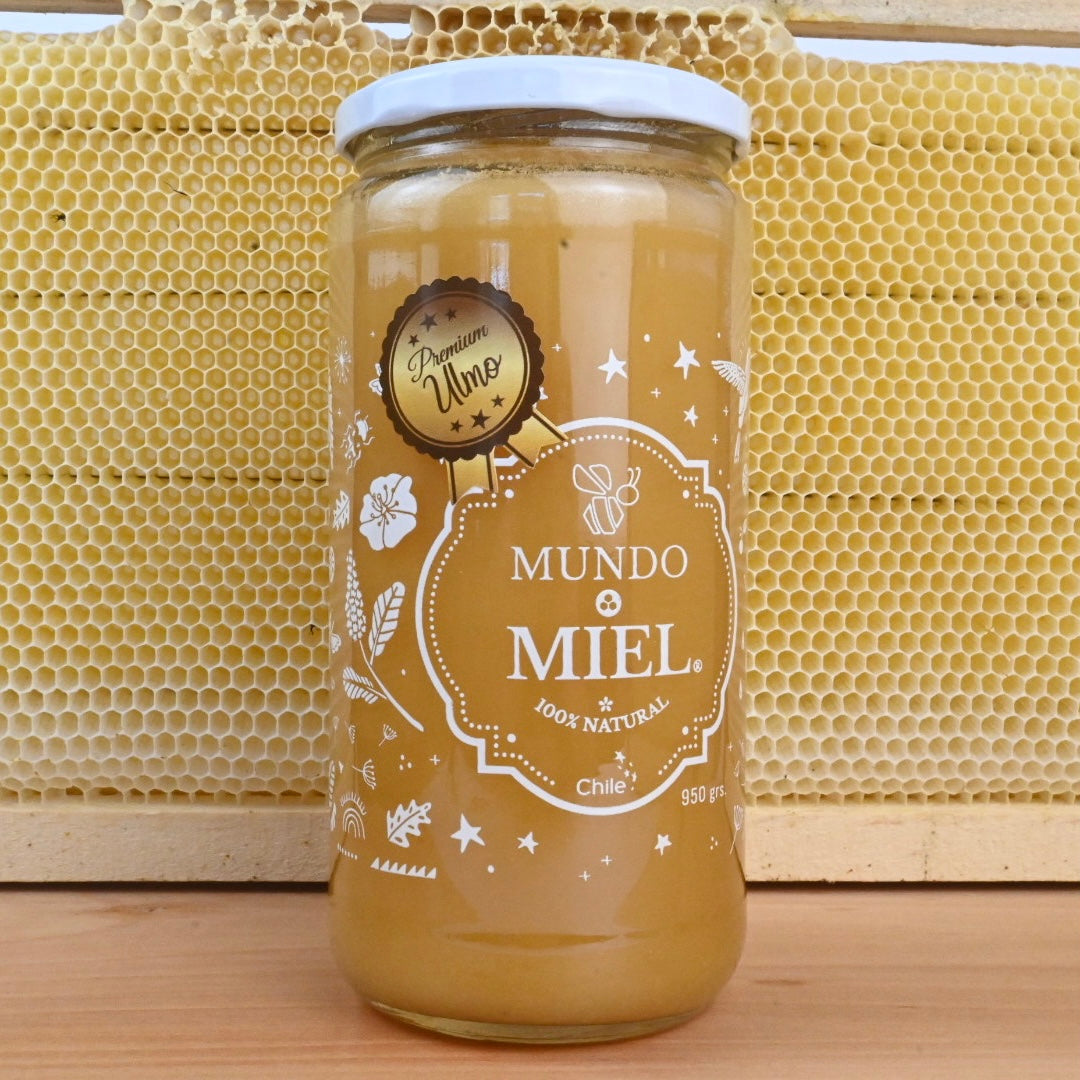 MIEL PREMIUM ULMO 950 grs - Envase Vidrio – Mundo Miel