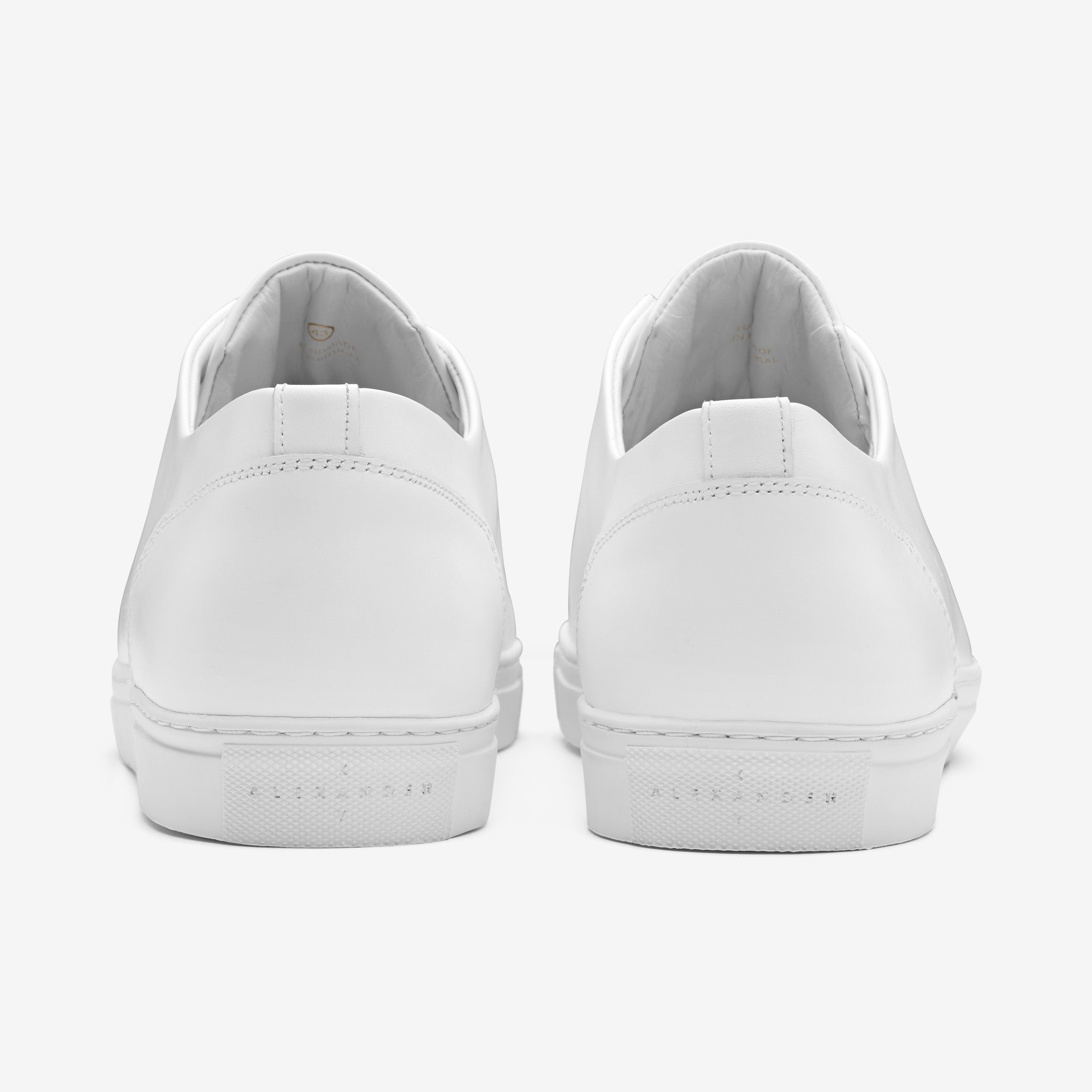 Fresh - Men's Sneaker White Leather – alexander-kay.com