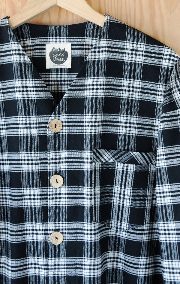 Classic Nightshirt - Pancake Bay Plaid Flannel– 49th Apparel