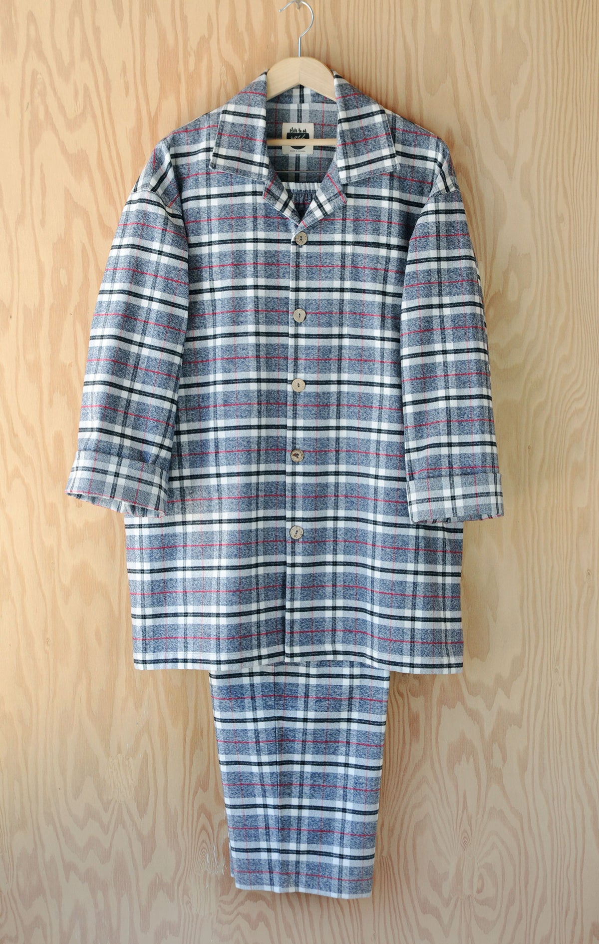 Men's Classic Pajama Set - Superior Plaid Blue Flannel– 49th Apparel