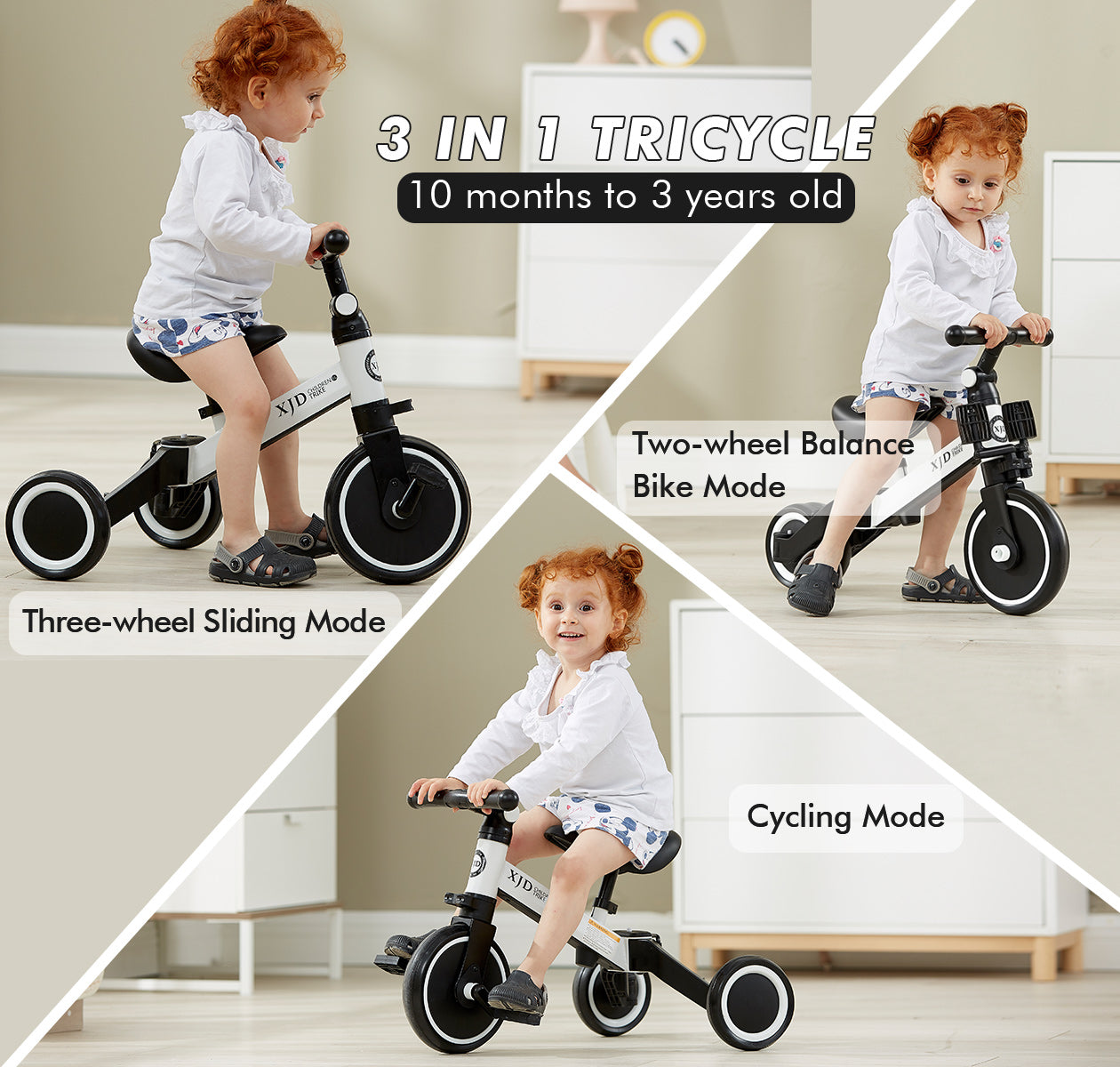 3 in 1 kids bike