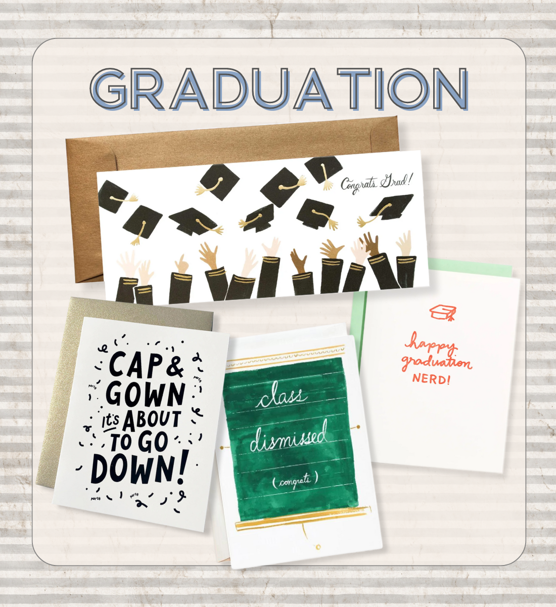 urbanic paper boutique los angeles california gifts stationery  grads graduation
