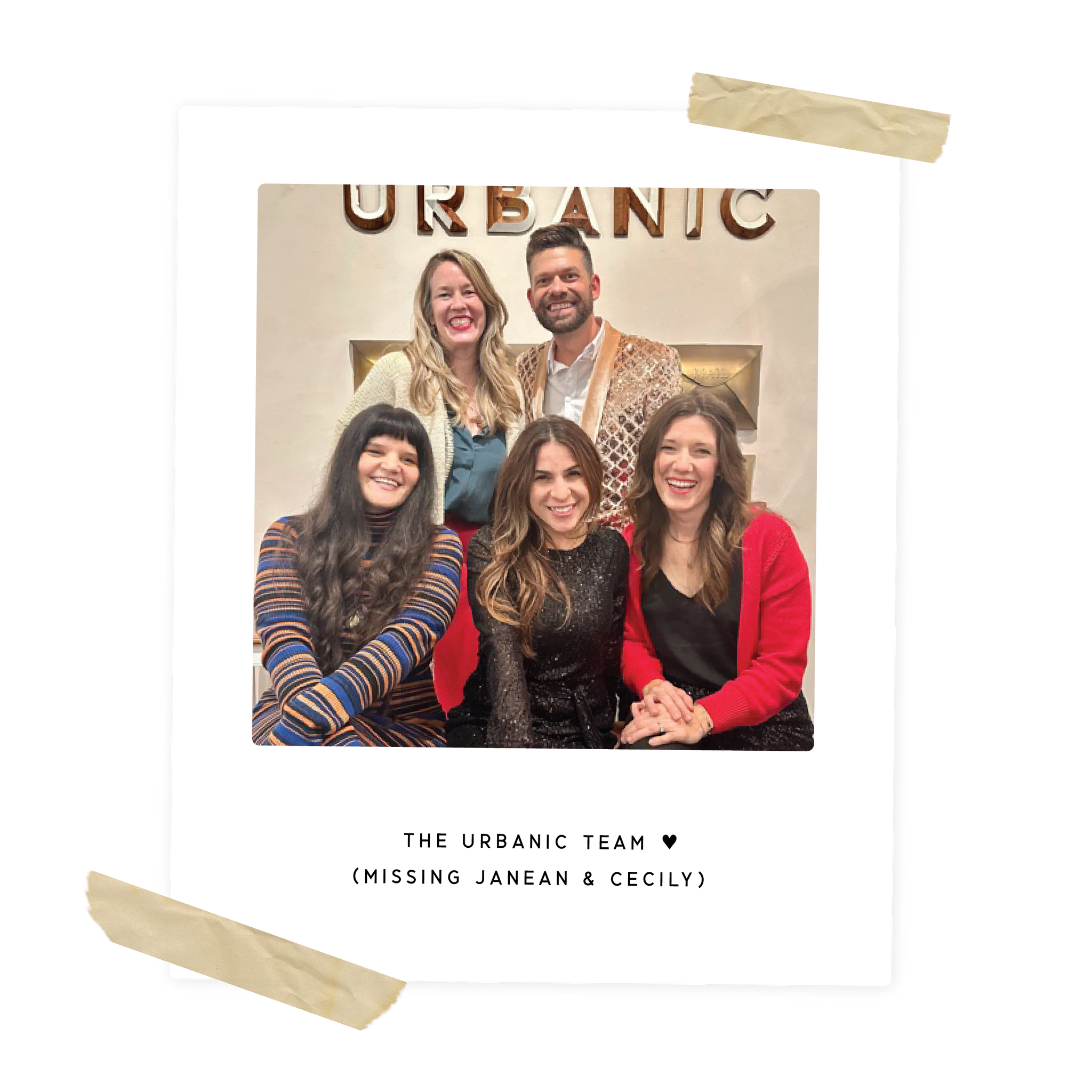 urbanic paper boutique los angeles california gifts stationery greeting cards holiday holidays from the desk of audrey staff employees melody torey matt jill