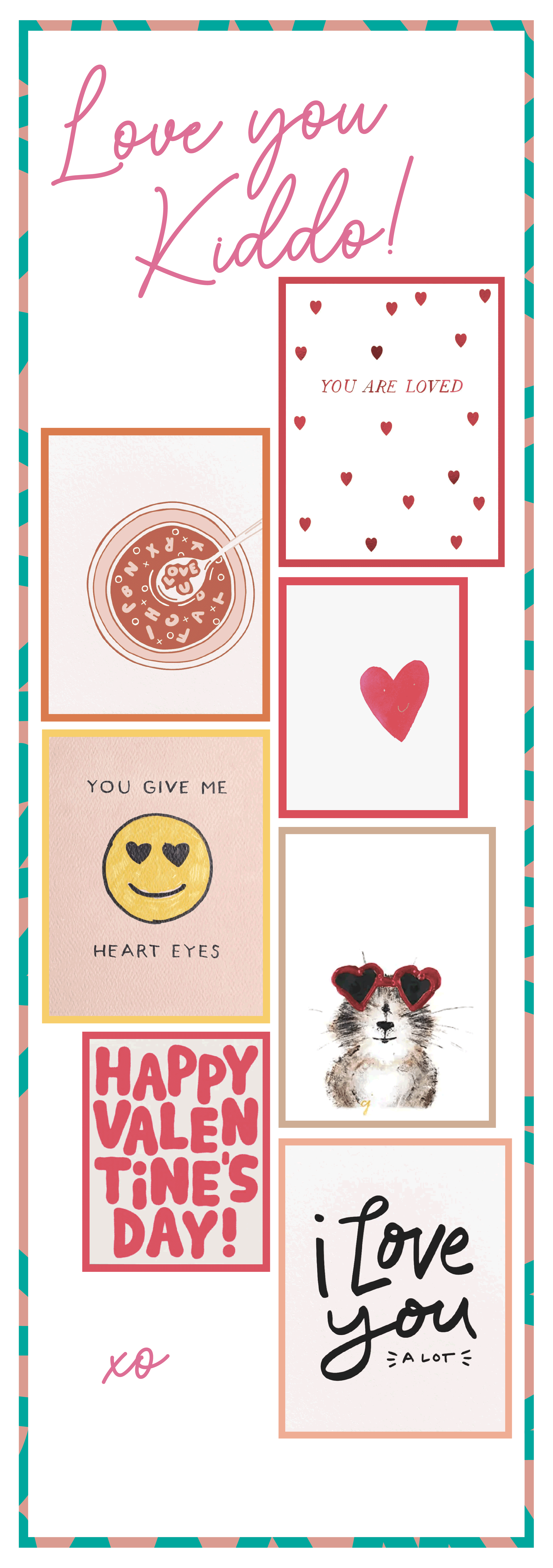 urbanic paper boutique los angeles california gifts stationery greeting cards valentines galentines vday love friendship romance heart kids littles family kiddos children