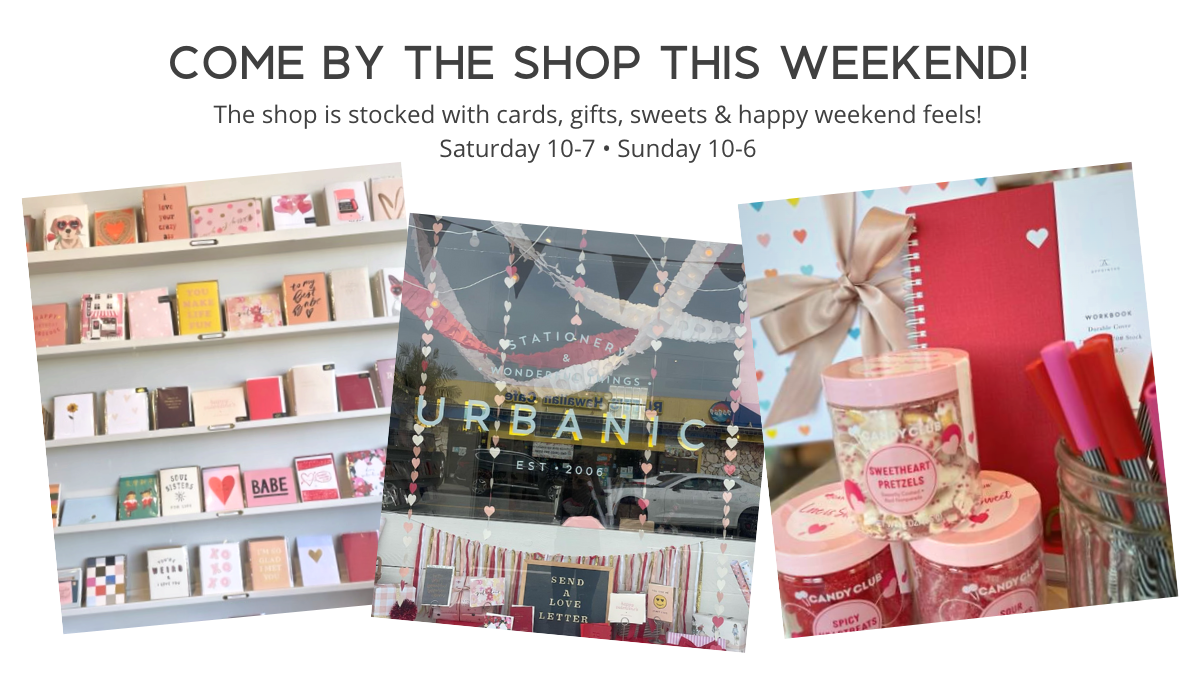 urbanic paper boutique los angeles california gifts stationery weekend shop brick and mortar saturday sunday