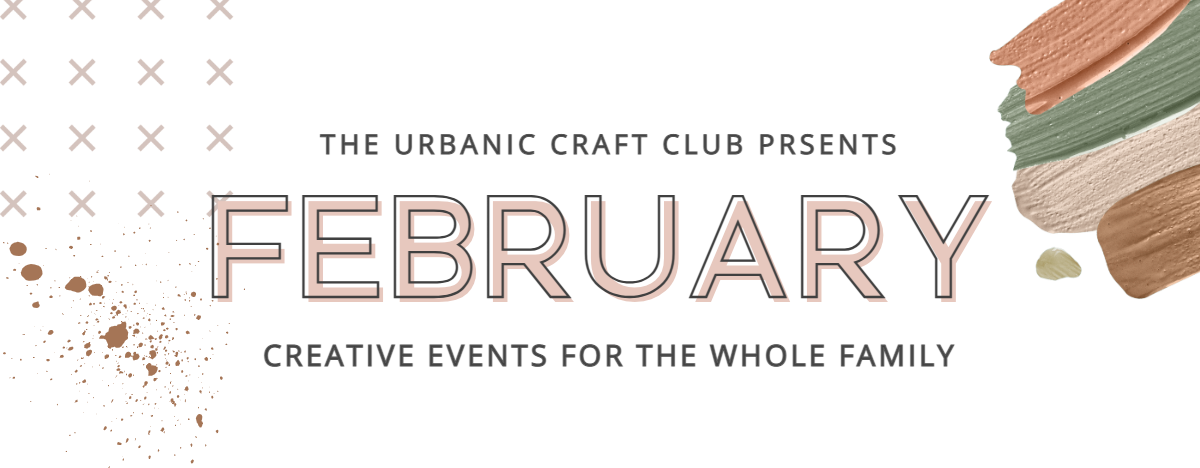 urbanic paper boutique los angeles california stationery gifts february valentines events creative family craft club