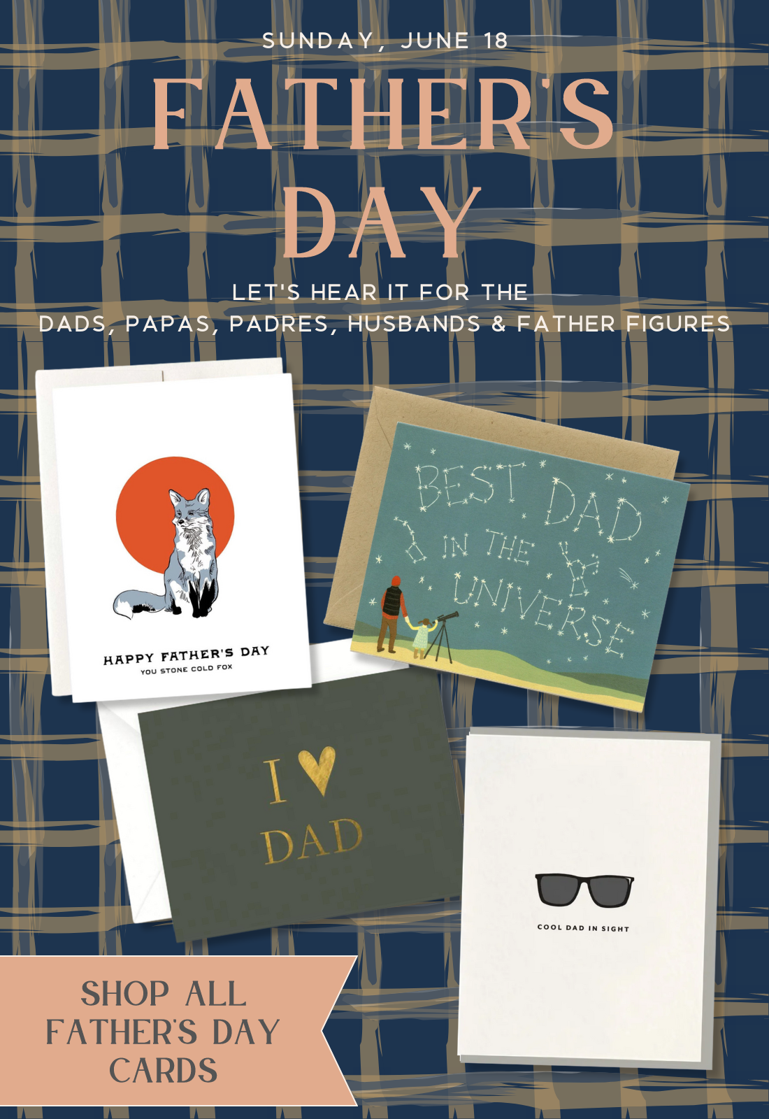 urbanic paper boutique lost angeles gifts cards stationery wrap fathers day dad pop papa daddy cool dad love