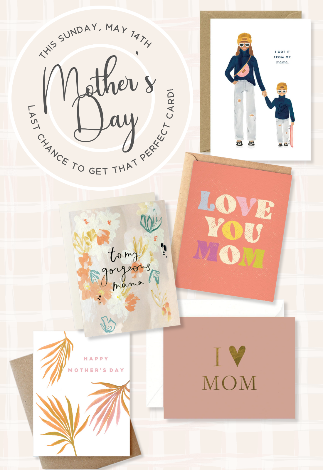 urbanic paper boutique lost angeles gifts cards stationery wrap mothers day mom mommy mama greeting cards