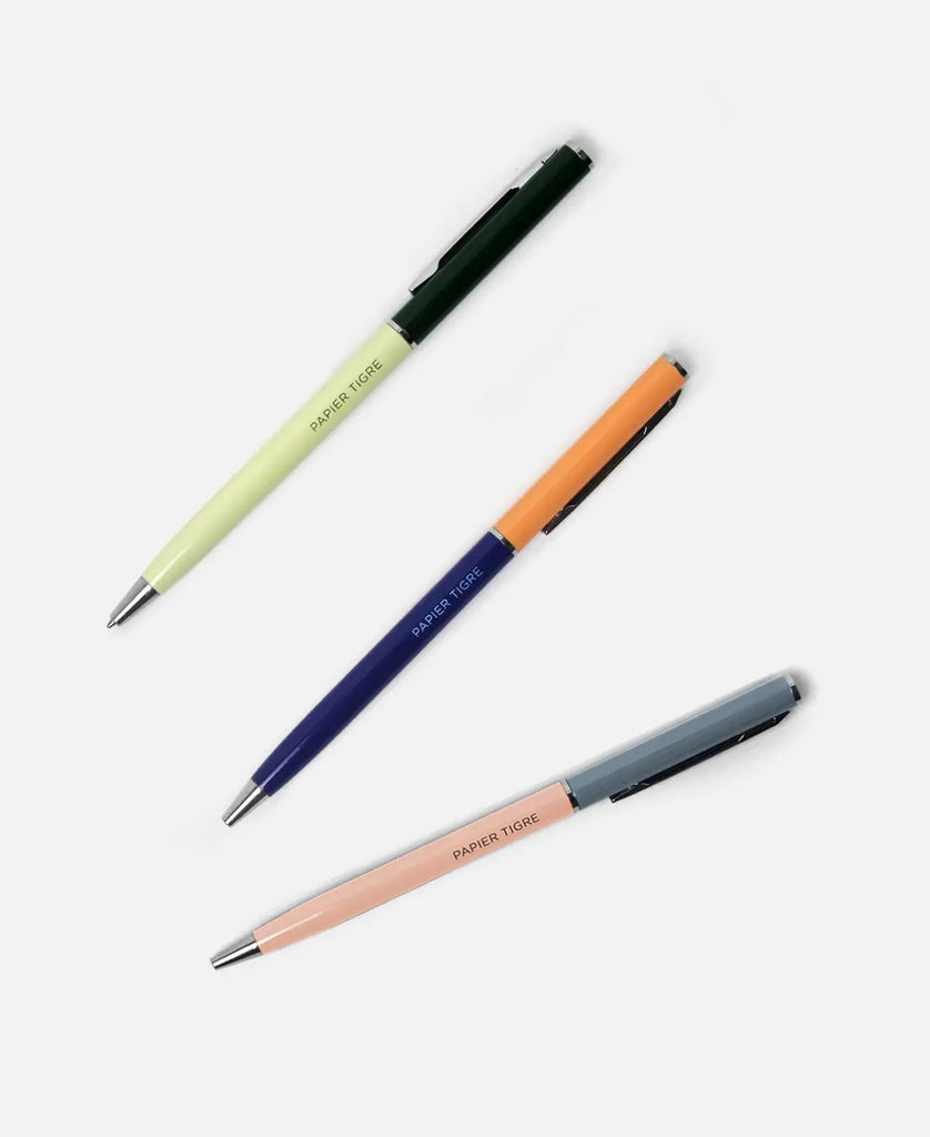 Colorblock Slim Pens Set of 2