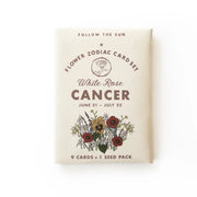 flower sticker astrology card sets