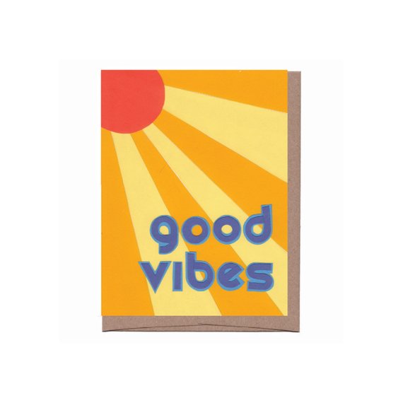 good vibes card