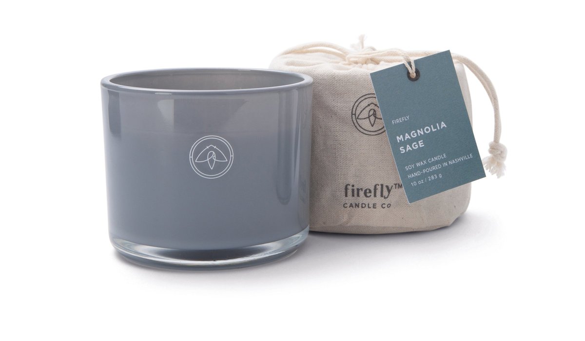 kindred 10oz candle with linen bag