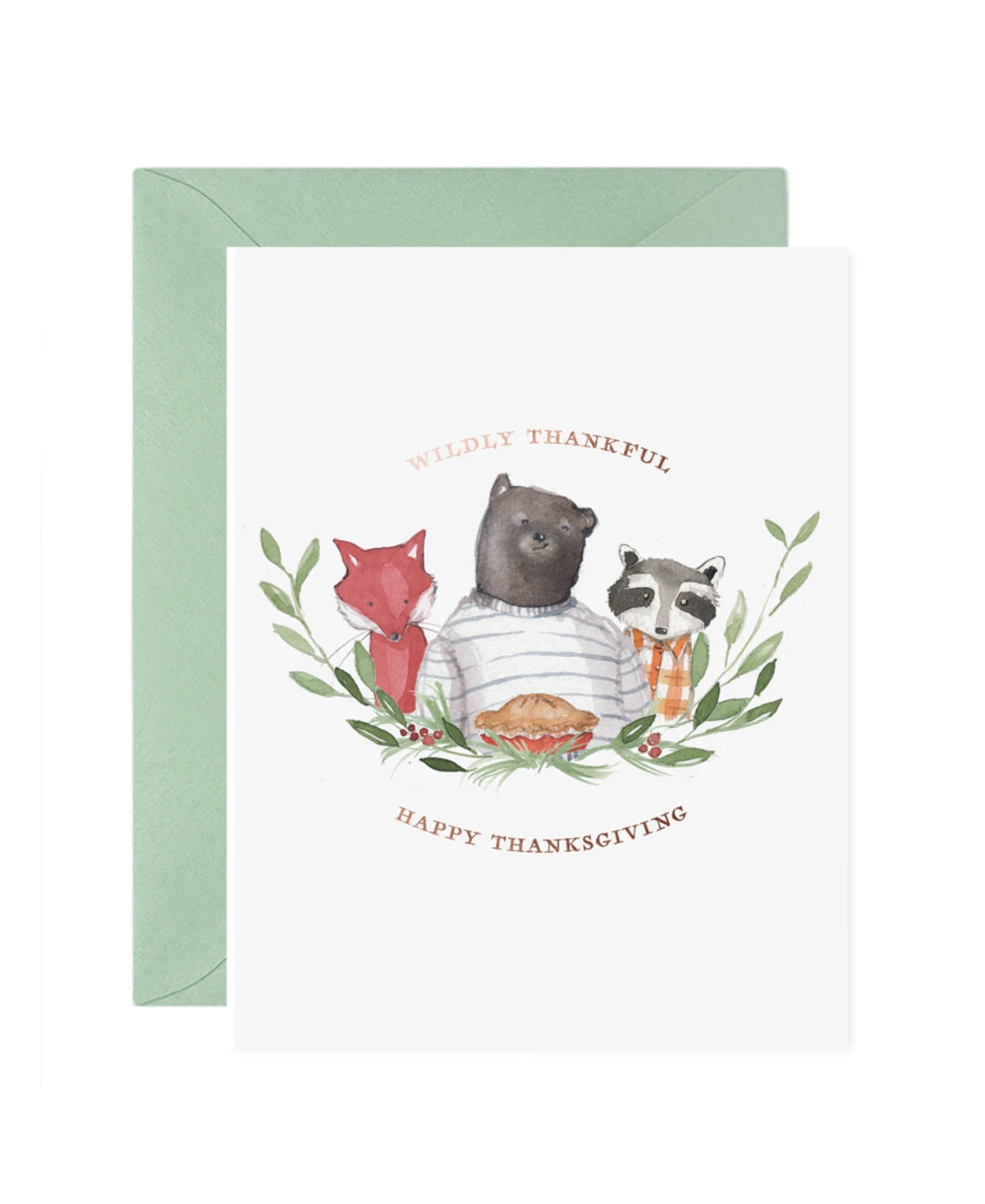 wildly thankful thanksgiving card