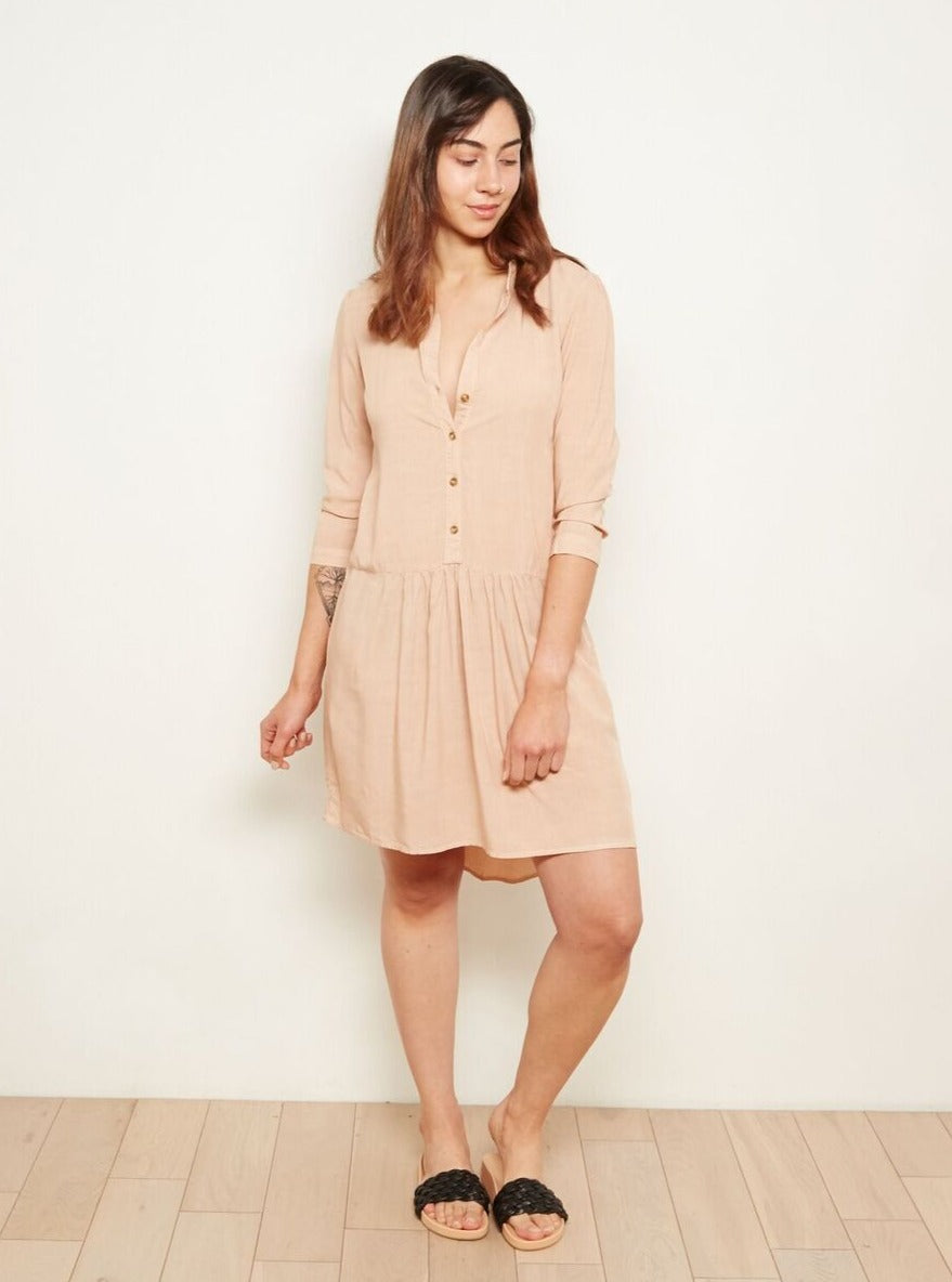 drop waist shirt dress