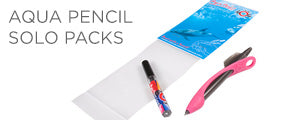 Scuba gear aqua pencil solo packs