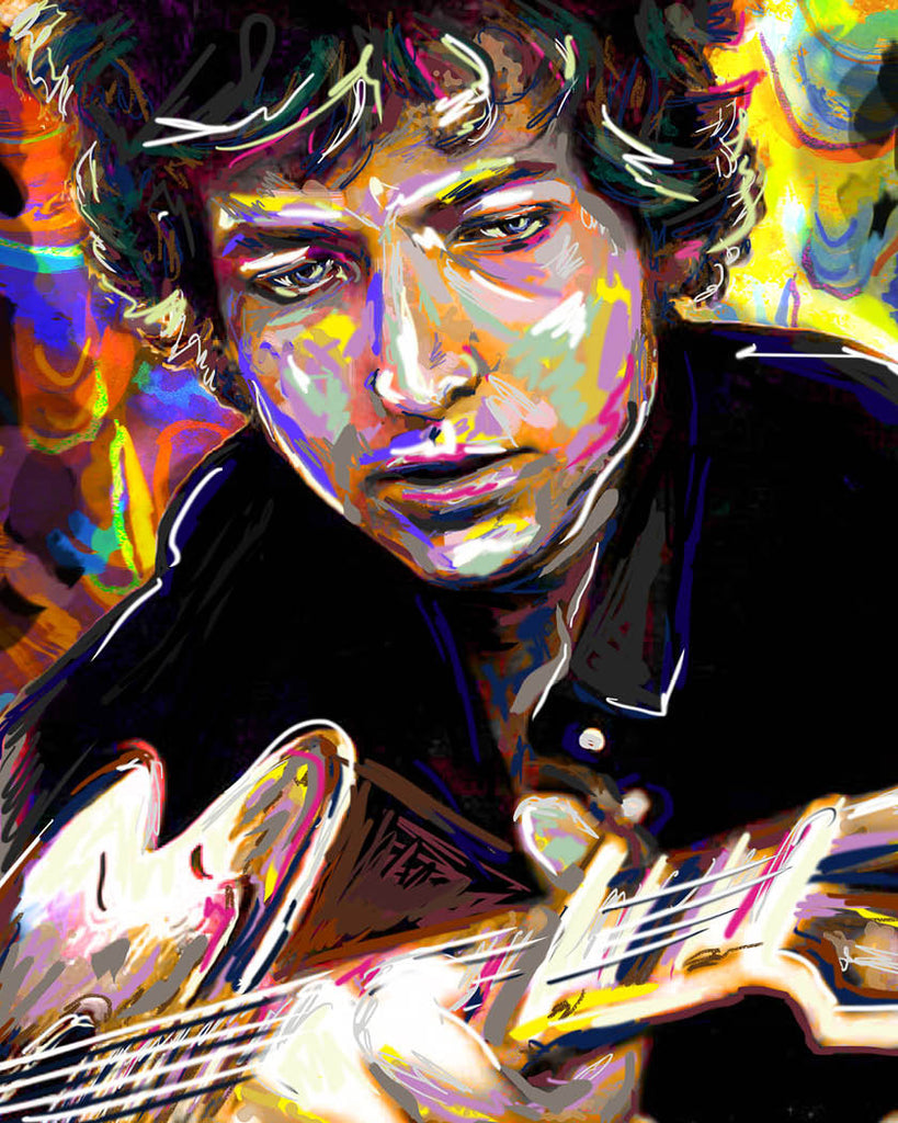 Bob Dylan Art Rockchromatic