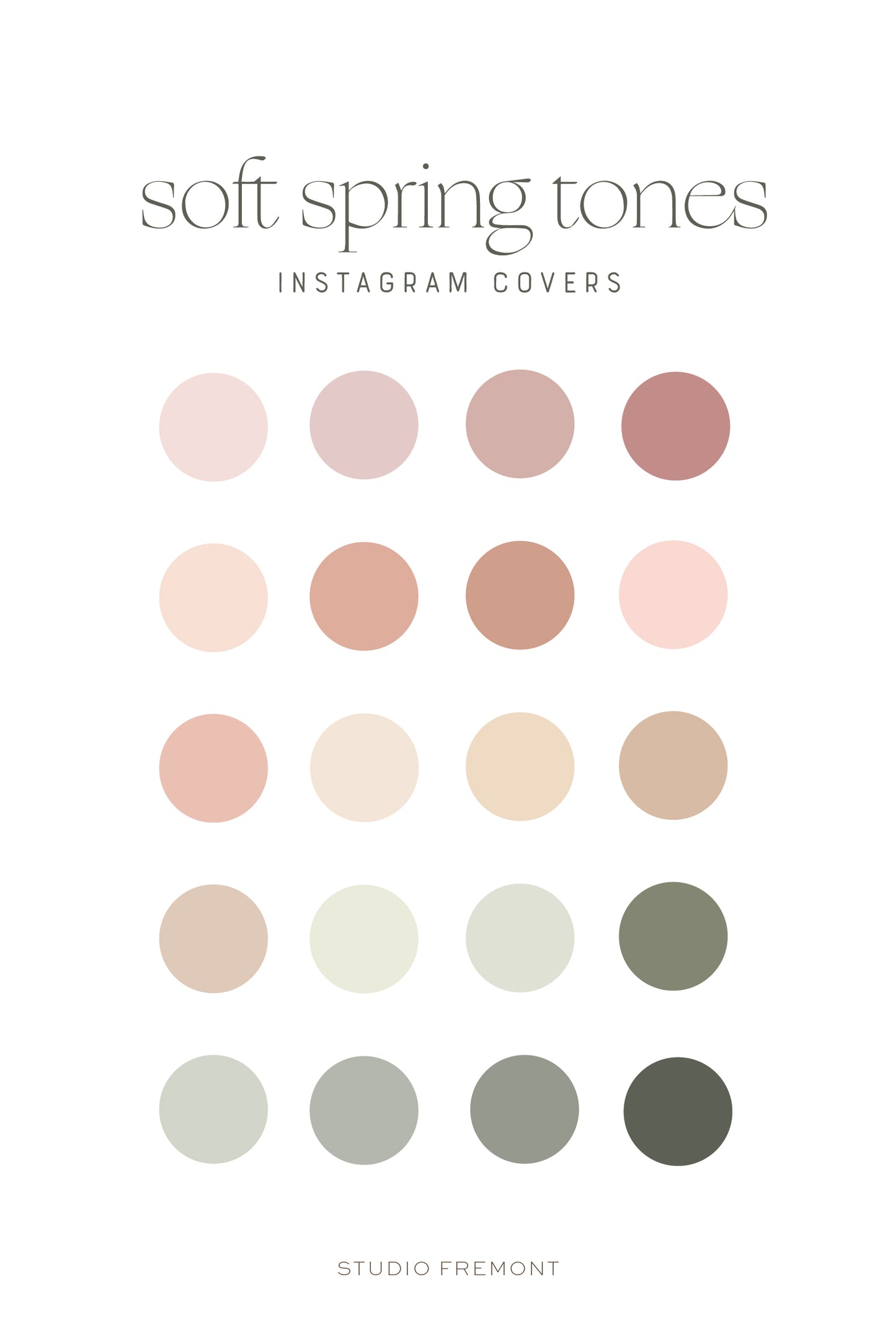 Soft Spring Instagram Highlight Covers – Studio Fremont