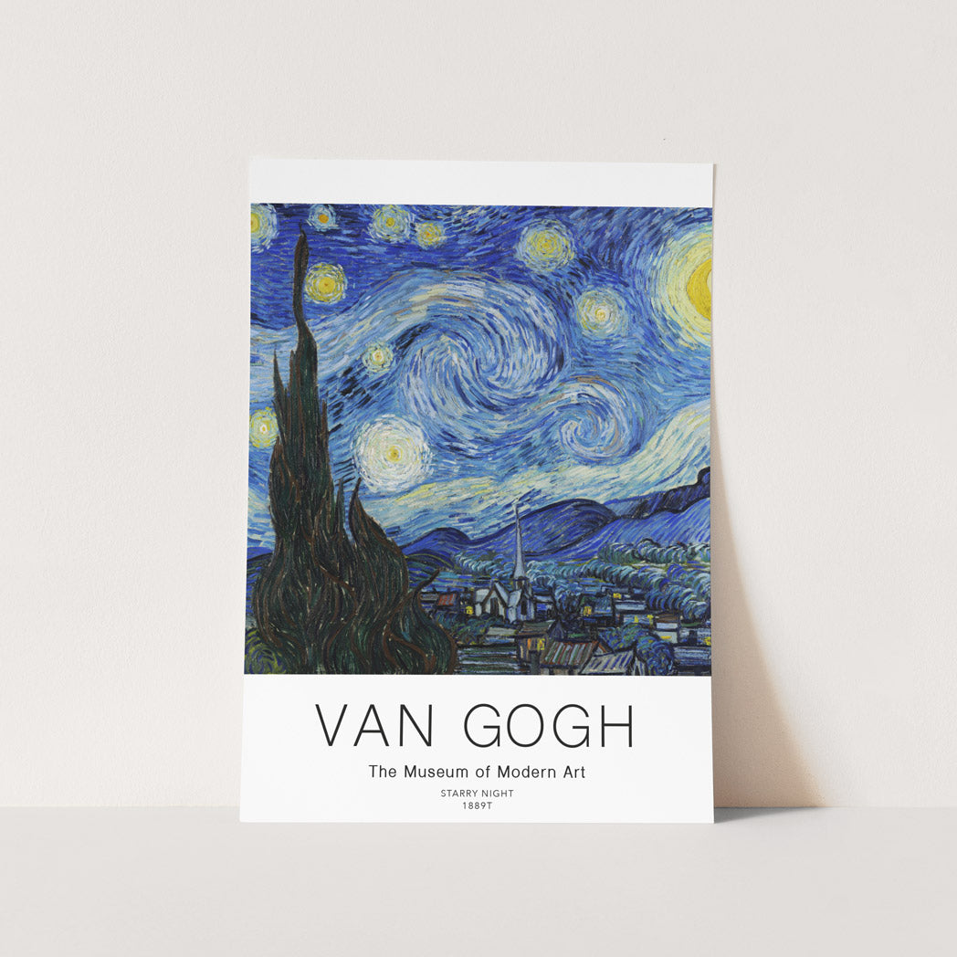 van gogh starry night print