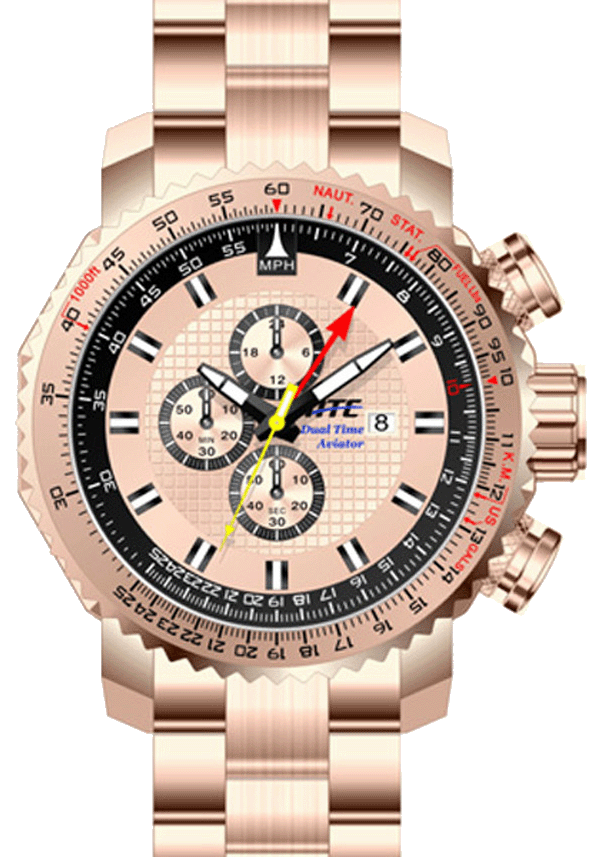 *HMEWatch ATC3500G Professional Pilot/Aviator Flight Chronograph