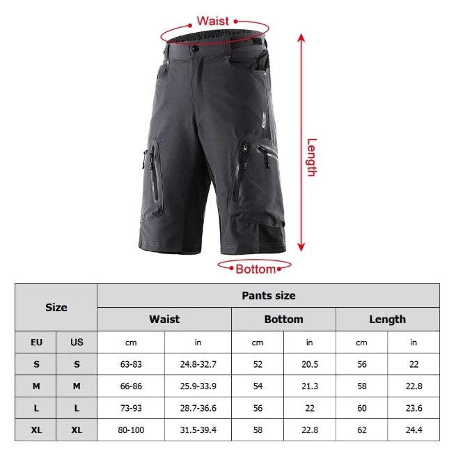 baggy cycling shorts outdoor sports pants