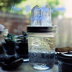 Make moon water for ritual