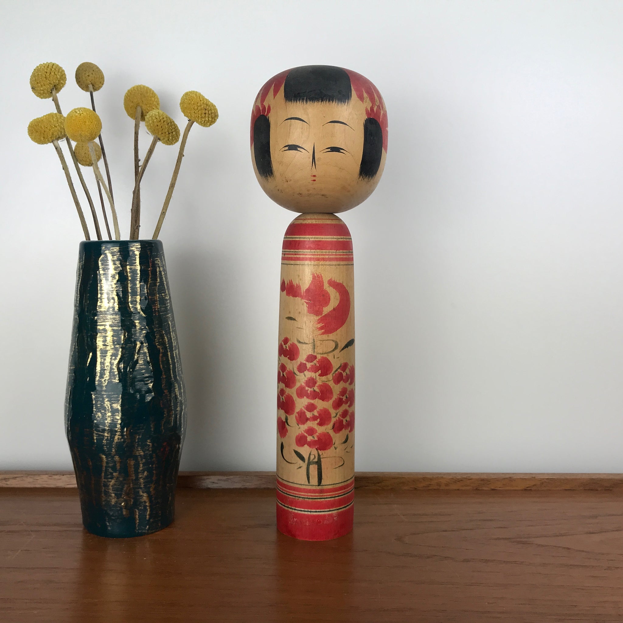 antique kokeshi dolls