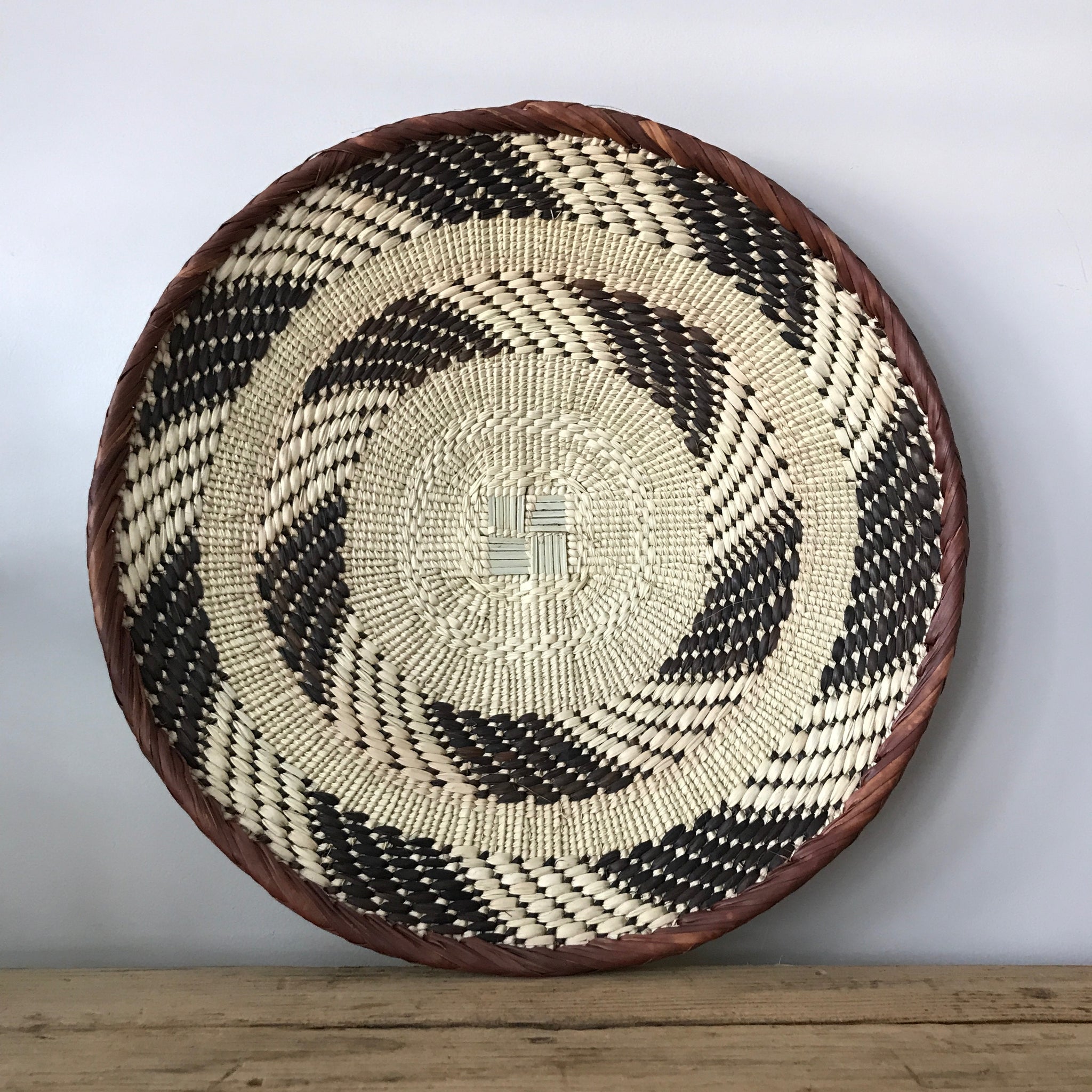 Ethnic African Binga Basket #4a - D37cm – Mustard Vintage