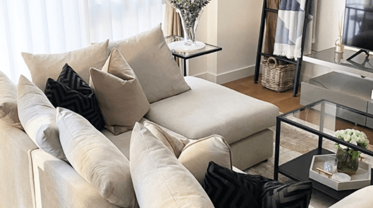 Compact corner sofa