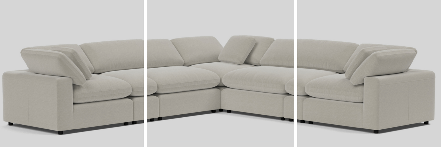 Modular sectional sofa available at Sofa Club