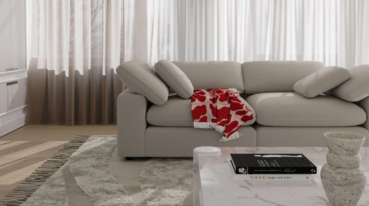 The Savoy in this year's most popular sofa colour - grey
